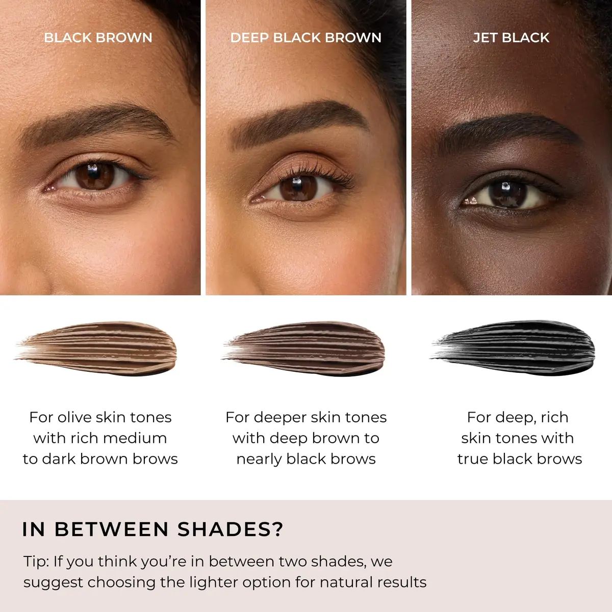 WUNDERBROW Eyebrow Gel 0.17 Fl Oz | Waterproof, Smudgeproof, Long Lasting, Shade: Black/Brown, Vegan & Cruelty-Free - view 3