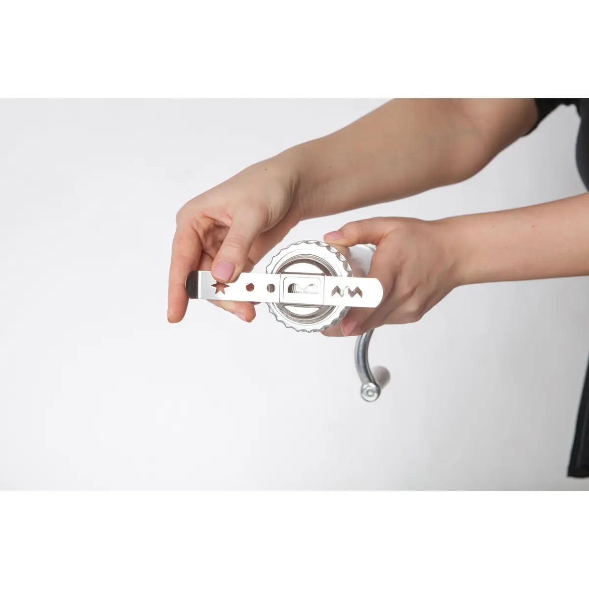 Fante's Cookie Press Silver | Easy Cookie Shapes for Italian Cookies & More - view 2