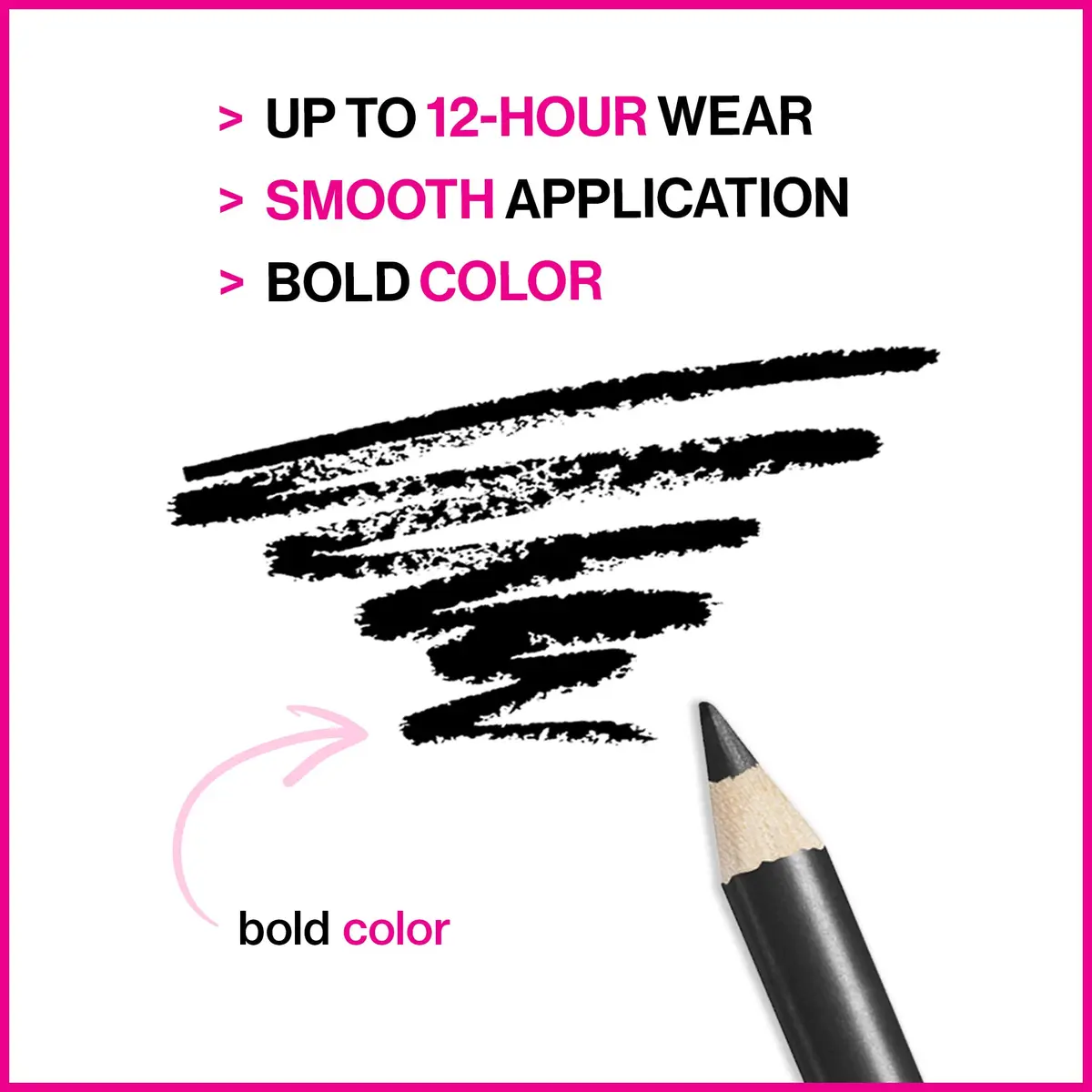 wet n wild Color Icon Kohl Eyeliner Pencil - Baby's Got Black | Cruelty-Free Matte Finish - view 3