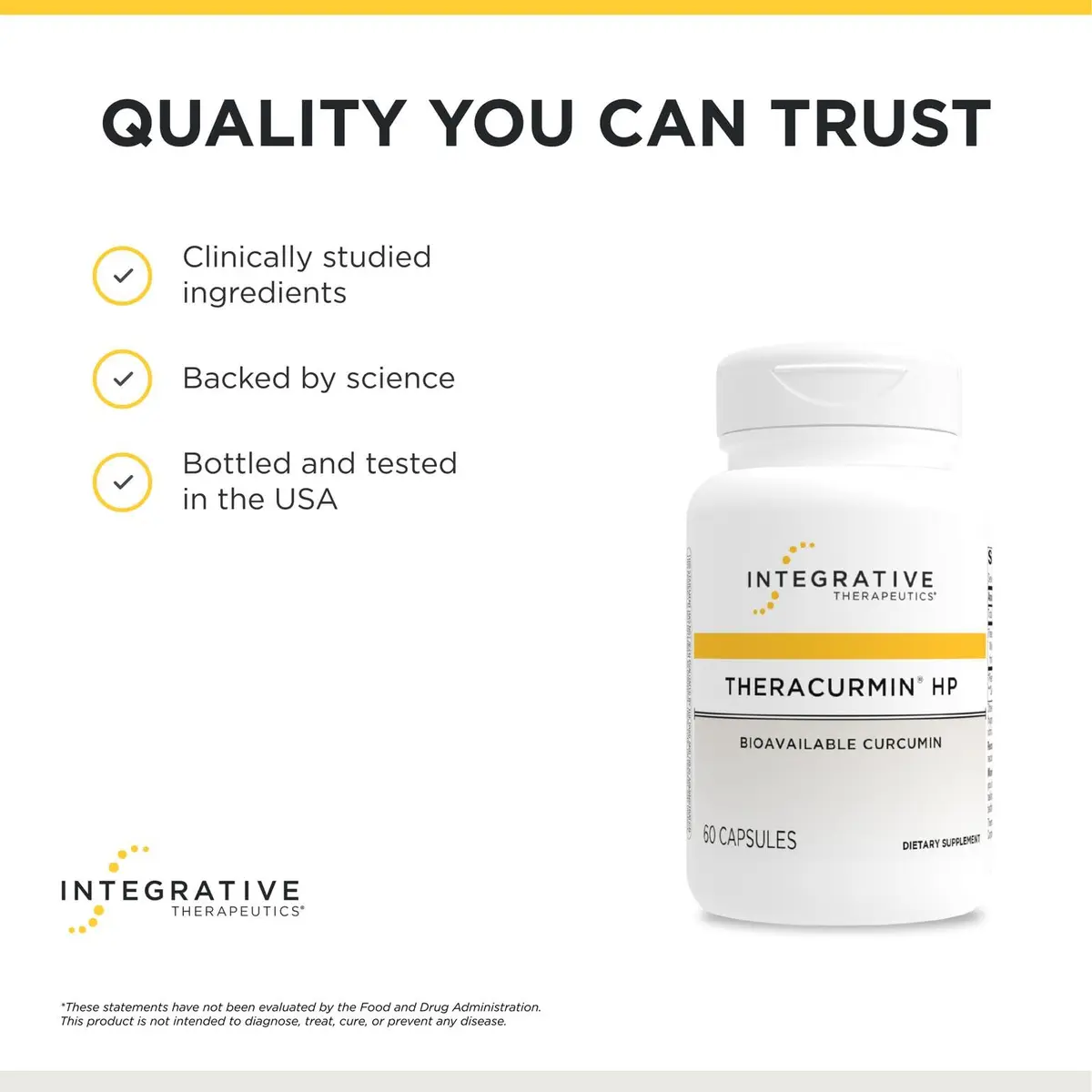 Integrative Therapeutics Theracurmin HP Turmeric Supplement, 60 Capsules | Advanced Bioavailability for Cellular Wellness - view 6