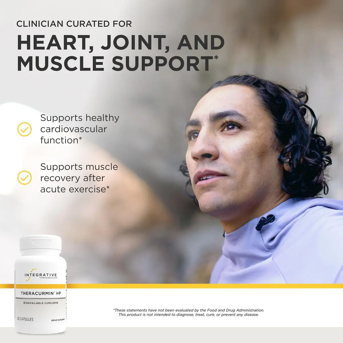 Integrative Therapeutics Theracurmin HP Turmeric Supplement, 60 Capsules | Advanced Bioavailability for Cellular Wellness - view 2