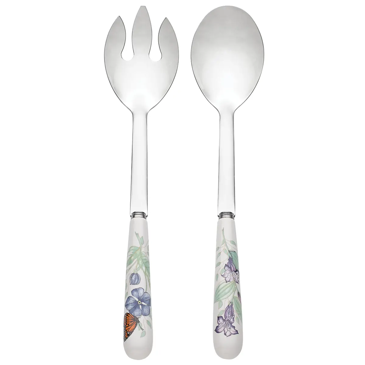 Lenox Butterfly Meadow 2-Piece Serving Set | White Porcelain with Butterfly & Floral Motif (70-120 chars) - main product image