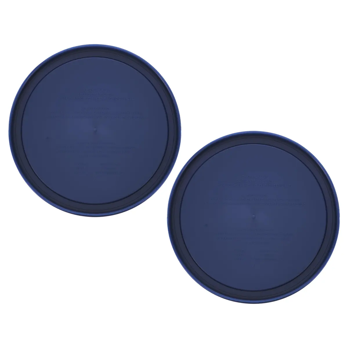 Pyrex 7402-PC Blue Food Storage Lid 2-Pack | Fits 6/7-Cup Bowls, BPA-Free Plastic - view 2