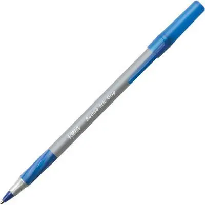 BIC Round Stic Grip Xtra Comfort Blue Ballpoint Pens, 36-Count Pack | Smooth Writing, Comfortable Grip - view 5