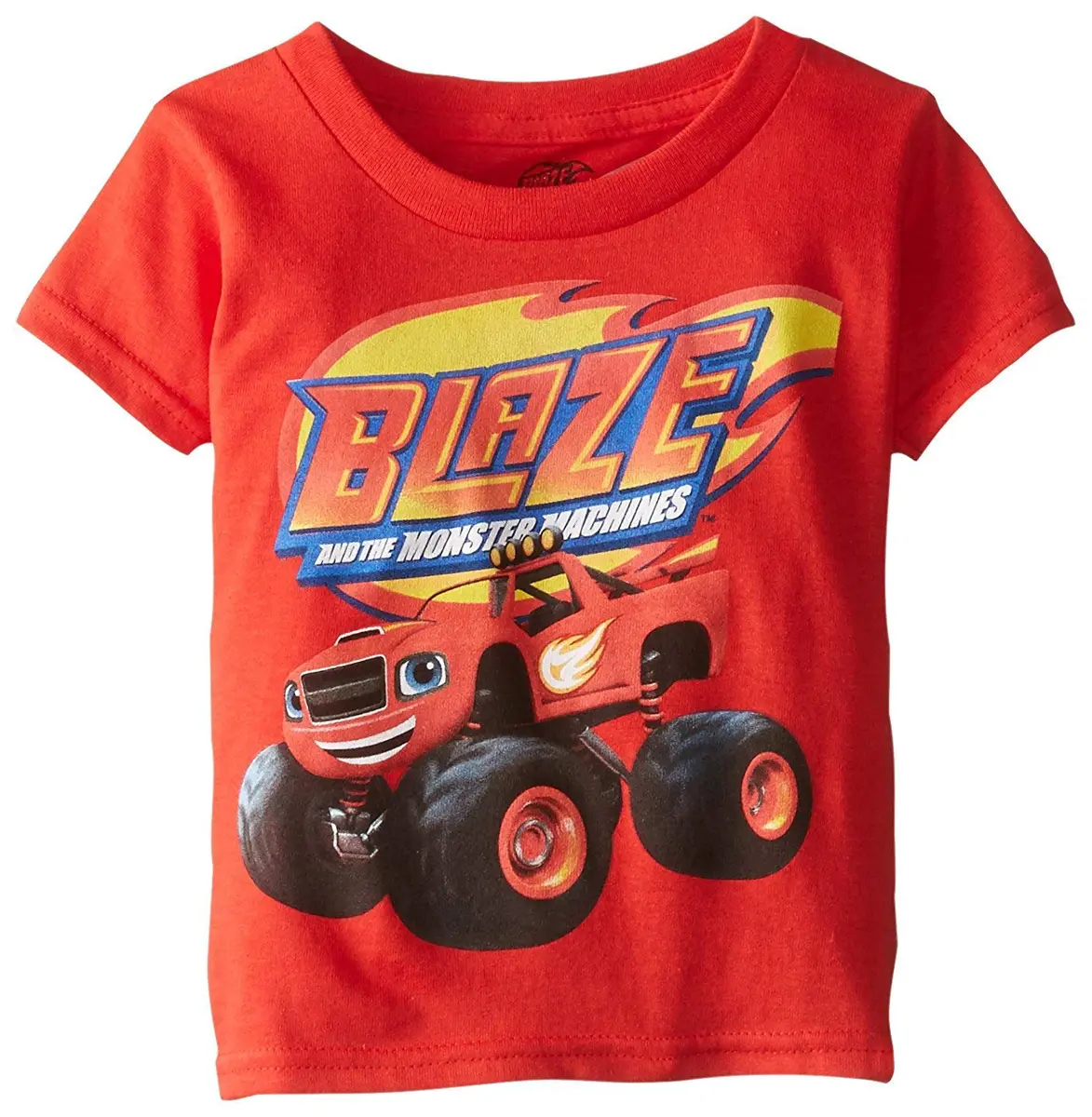 Nick Boys Blaze and the Monster Machines 2T Toddler Short Sleeve T-Shirt | Red, Cotton - main product image