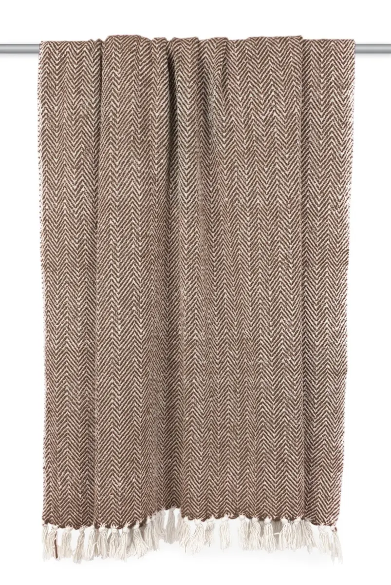 DII Chevron Throw Collection Handloomed Cotton 127x152 cm (50x60 in) | Cozy Accent for Indian Homes - view 2