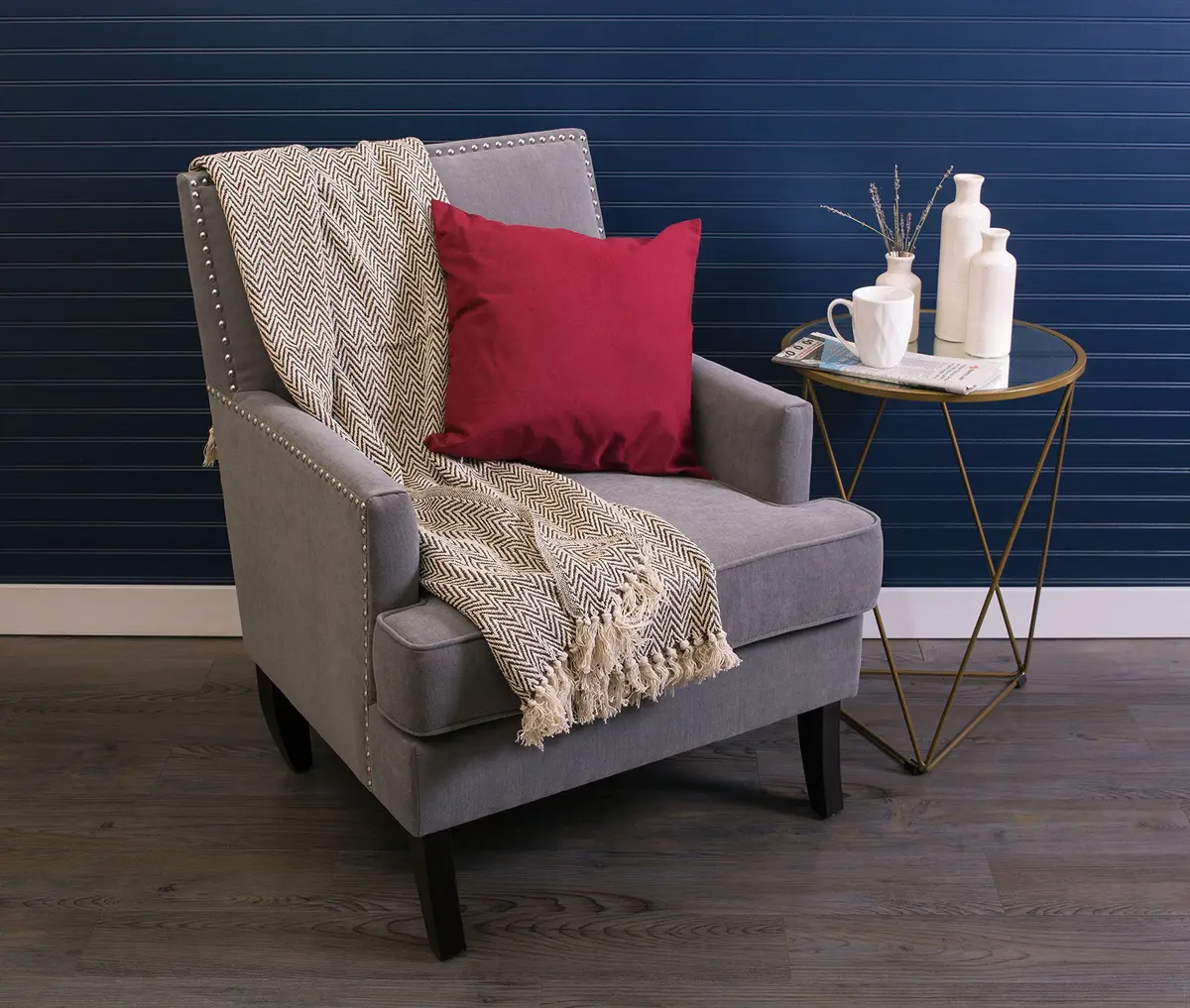 DII Chevron Throw Collection Handloomed Cotton 127x152 cm (50x60 in) | Cozy Accent for Indian Homes - view 3