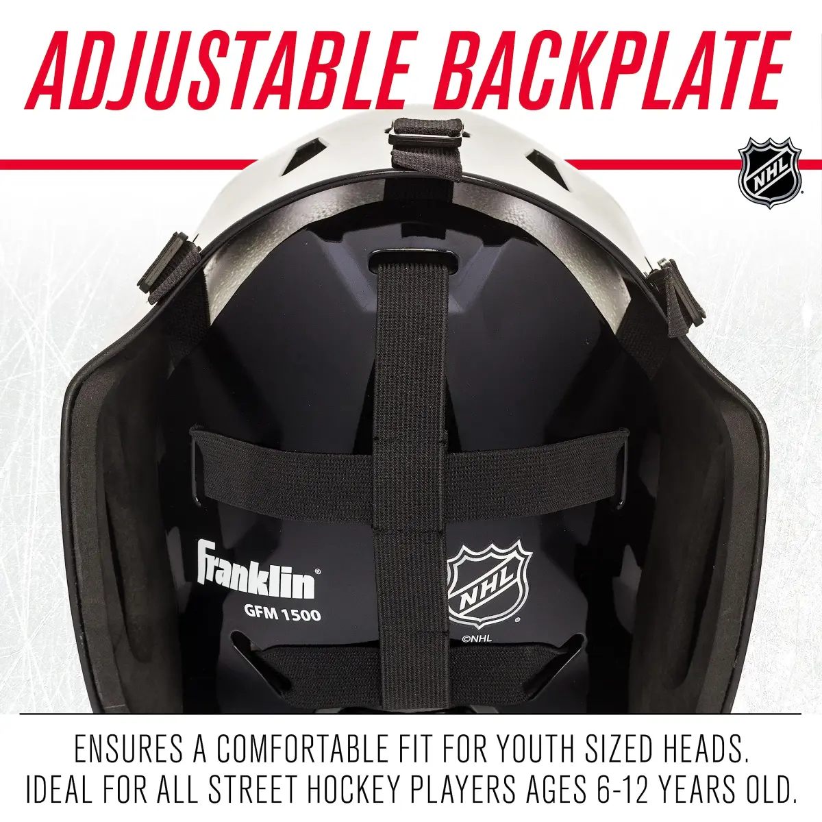 Franklin Sports GFM 1500 NHL Philadelphia Flyers Goalie Face Mask | Youth Street Hockey Protection - view 3