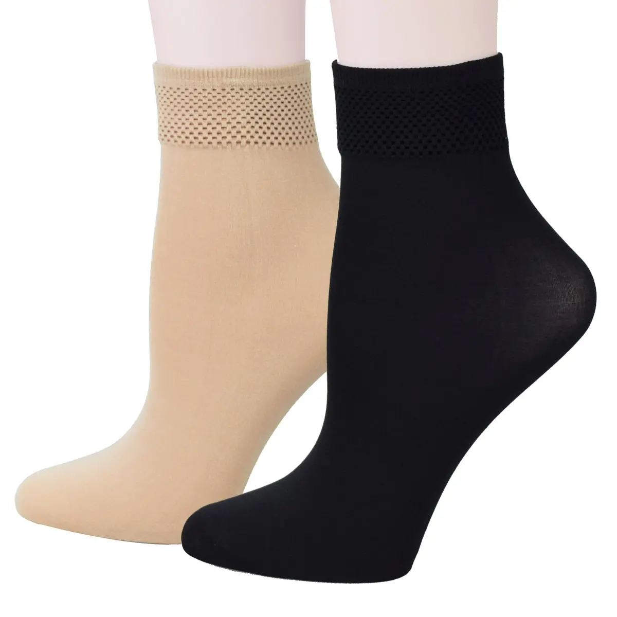 Fitu Women's 10 Pairs Modal Opaque Ankle High Tights Hosiery Socks | Durable, Comfortable & Perfect for All-Day Wear - main product image