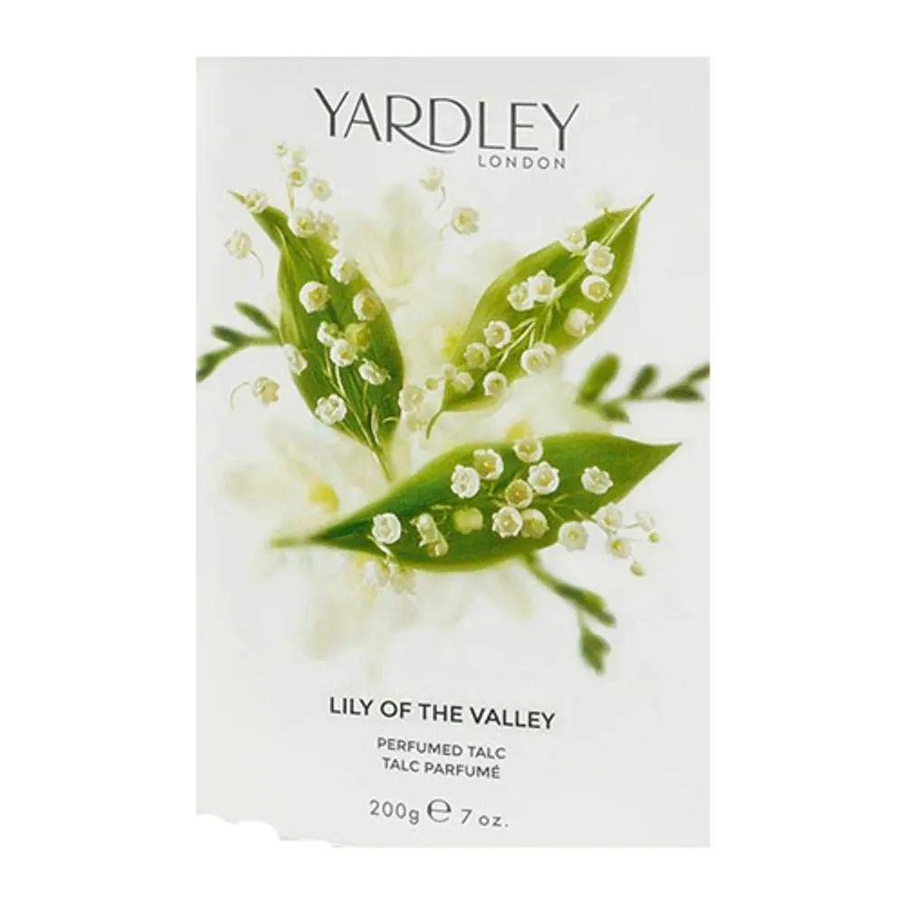 Yardley London Lily of the Valley Perfumed Talc 200g (7.05 oz) | Dermatologist Tested - view 2