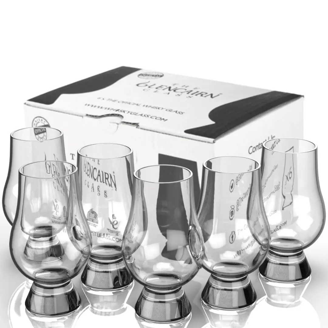 GLENCAIRN Whisky Glass, Set of 12 | Crystal Tapered Nosing Glass for Single Malts - main product image