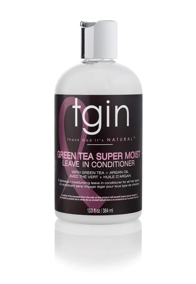 Thank God It's Natural Green Tea Super Moist Leave In Conditioner – Hydrates & Controls Frizz, 13 Oz - main product image