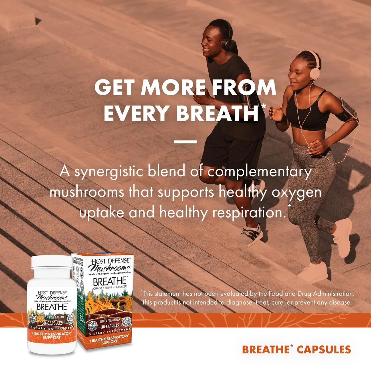 Host Defense Breathe Capsules, 30 Count | Supports Respiratory & Immune Health - view 5