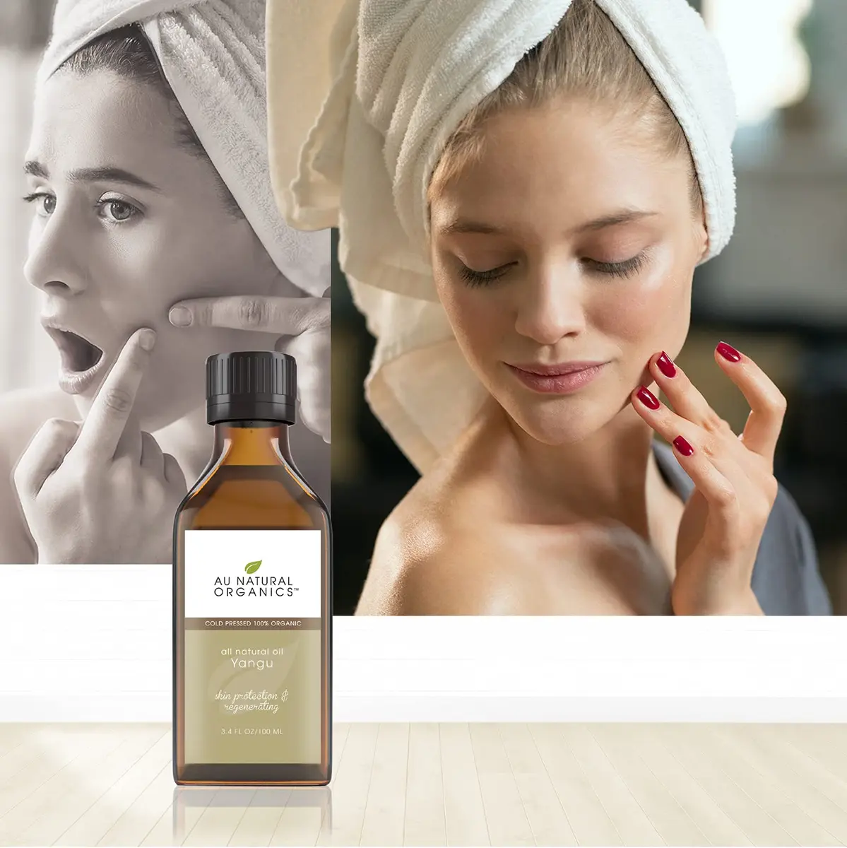 Au Natural Organics Yangu Oil for Sunburn Prevention & Skin Soothing | Hydrating, Non-Greasy Face & Body Moisturizer 3.4oz - view 6