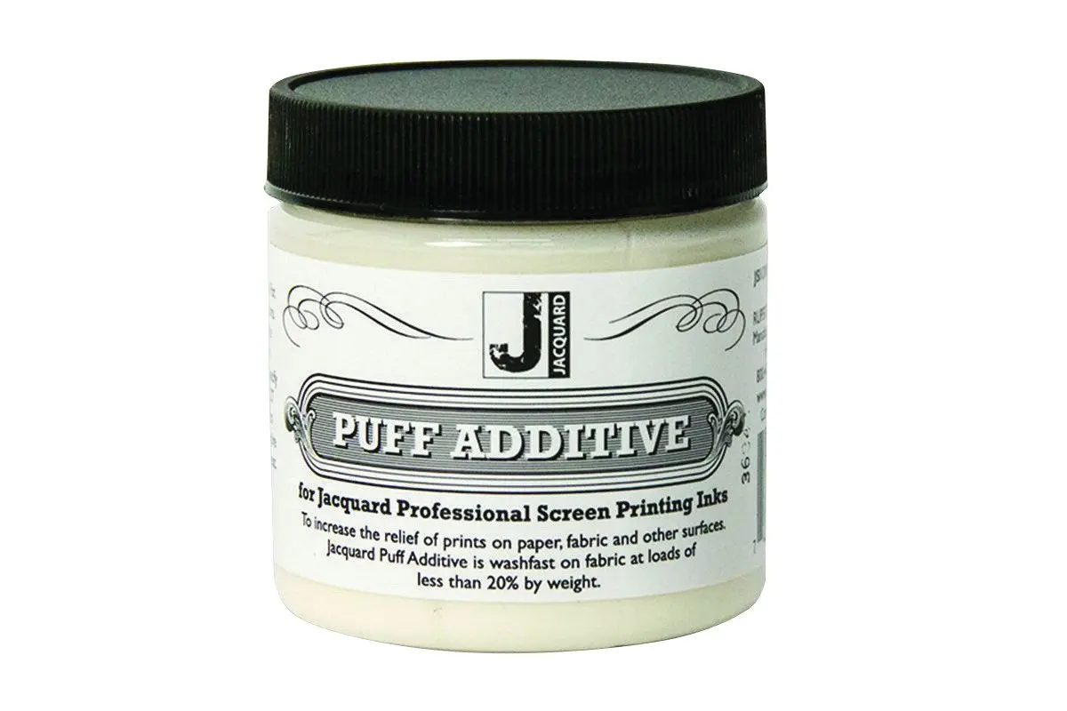 Jacquard Puff Additive Screen Printing Ink 4 fl oz | Raised Relief, Washfast, Heat Expandable - main product image
