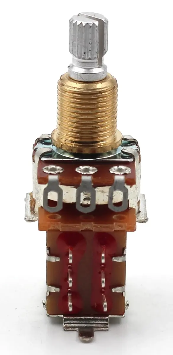 The Art Of Tone 250k Push Pull Potentiometer Short Split Shaft Audio Taper Guitar - view 2