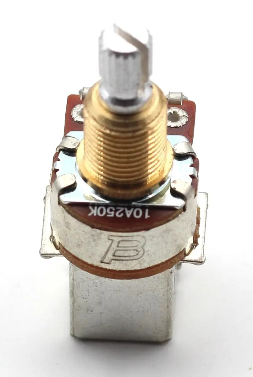 The Art Of Tone 250k Push Pull Potentiometer Short Split Shaft Audio Taper Guitar - view 3