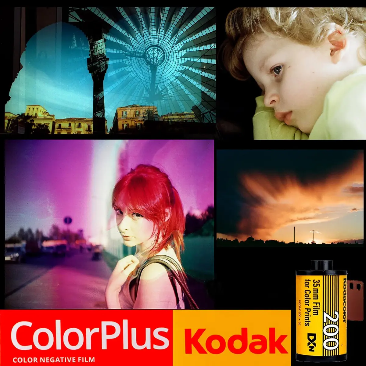 Kodak ColorPlus 200 Film 5 Rolls | 35mm (135 Format), 36 Exposures Per Roll, ISO 200 Color Negative Film - view 2