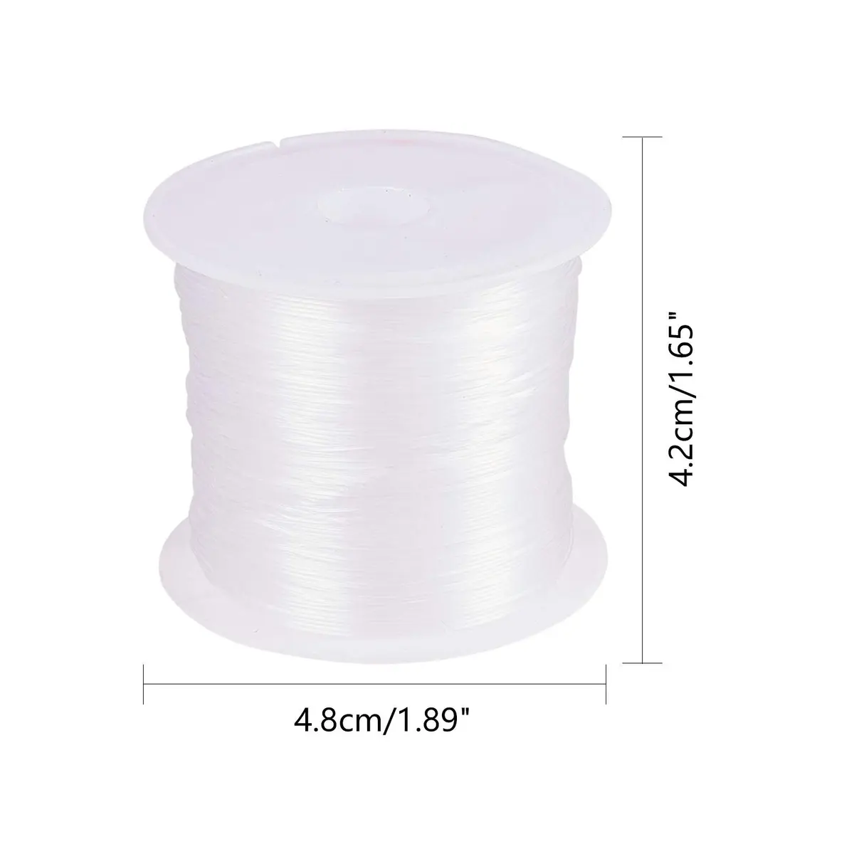 PH PandaHall 0.5mm Clear Nylon Beading Thread | Invisible Jewelry String for Beading & Crafts - view 3