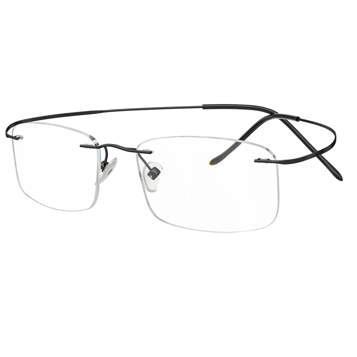 Eyekepper 0.0x Reading Eyeglasses for Men, Oversized Glasses Women, Black | Ultra-Clear Magnified Lenses for Daily Use - main product image