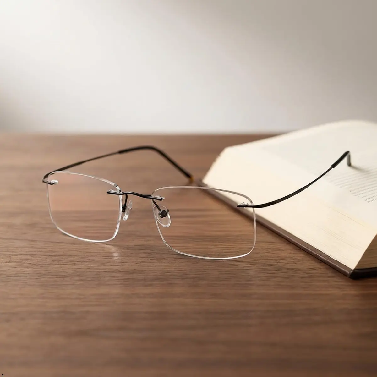 Eyekepper 0.0x Reading Eyeglasses for Men, Oversized Glasses Women, Black | Ultra-Clear Magnified Lenses for Daily Use - view 8