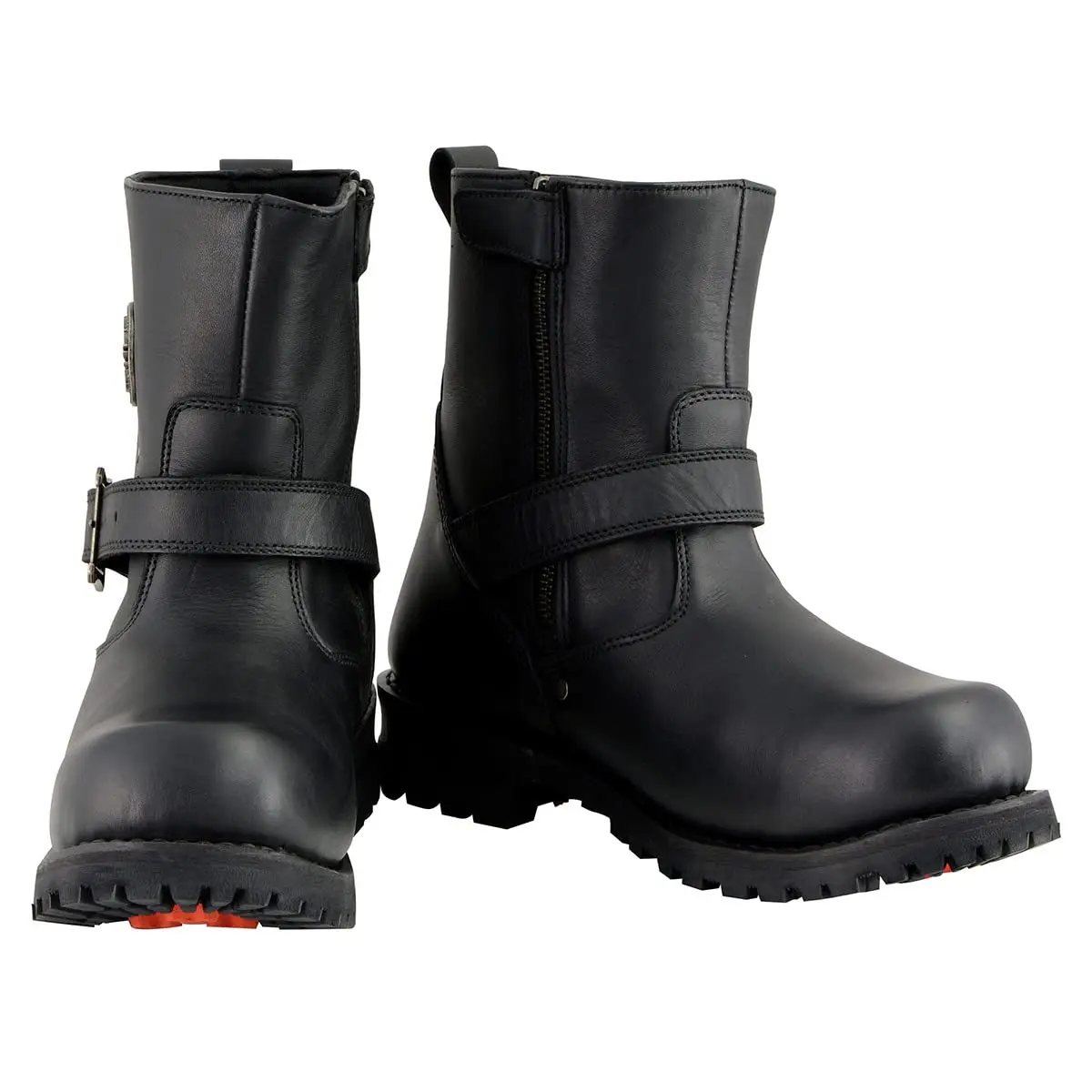 Milwaukee Leather Men's Black Leather 6-inch Classic Engineer Motorcycle Boots | Waterproof & Durable for Riders & Daily Wear - view 2
