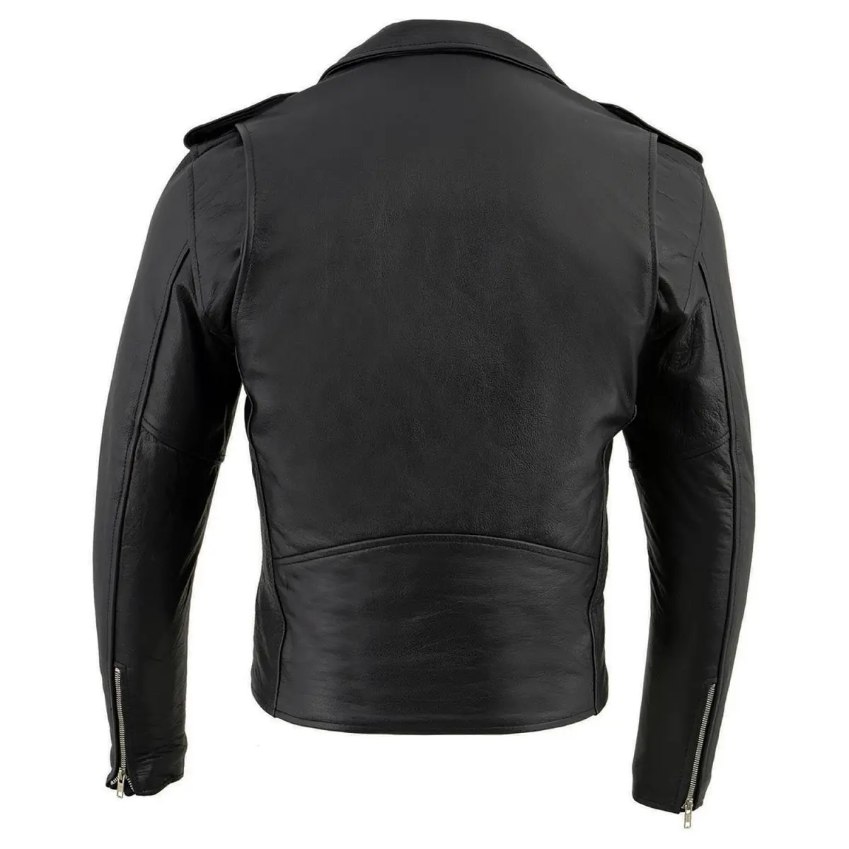 Milwaukee Leather Men's The Legend Classic Brando Black Premium Leather Motorcycle Jacket - 4X-Large | Durable Cowhide, All-Season Comfort - view 5