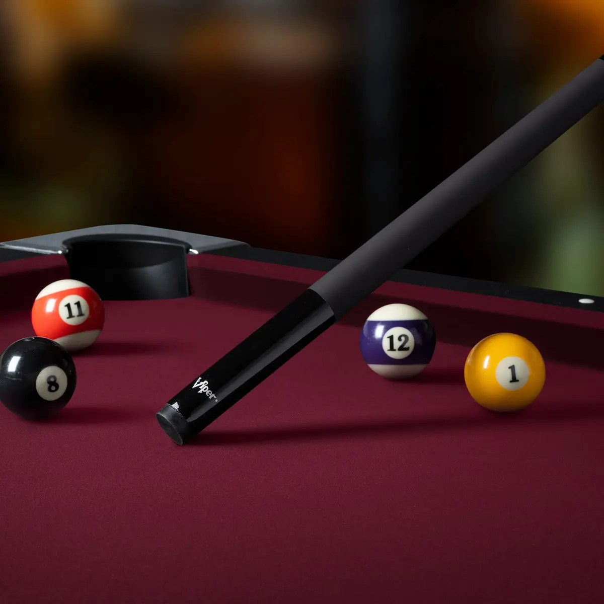 Viper by GLD Products Graphstrike 58" 2-Piece Pool Cue, Black, 19 Oz (1.1 kg) | Fiberglass Graphite Composite for Steady Stroke - view 7