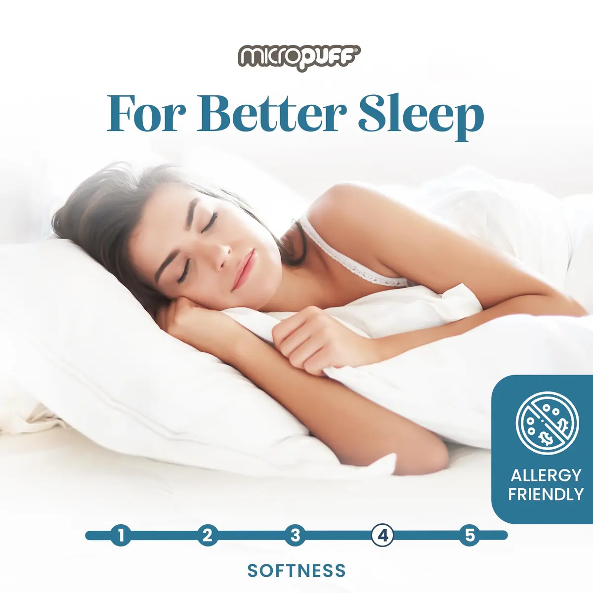 MICROPUFF Fitted Mattress Pad Full XL Size 54" x 80" | Breathable, Stretchable & Easy to Wash - view 7