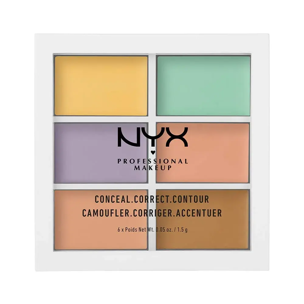 NYX PROFESSIONAL MAKEUP Color Correcting Concealer Palette | 6 Shades for Imperfections - main product image