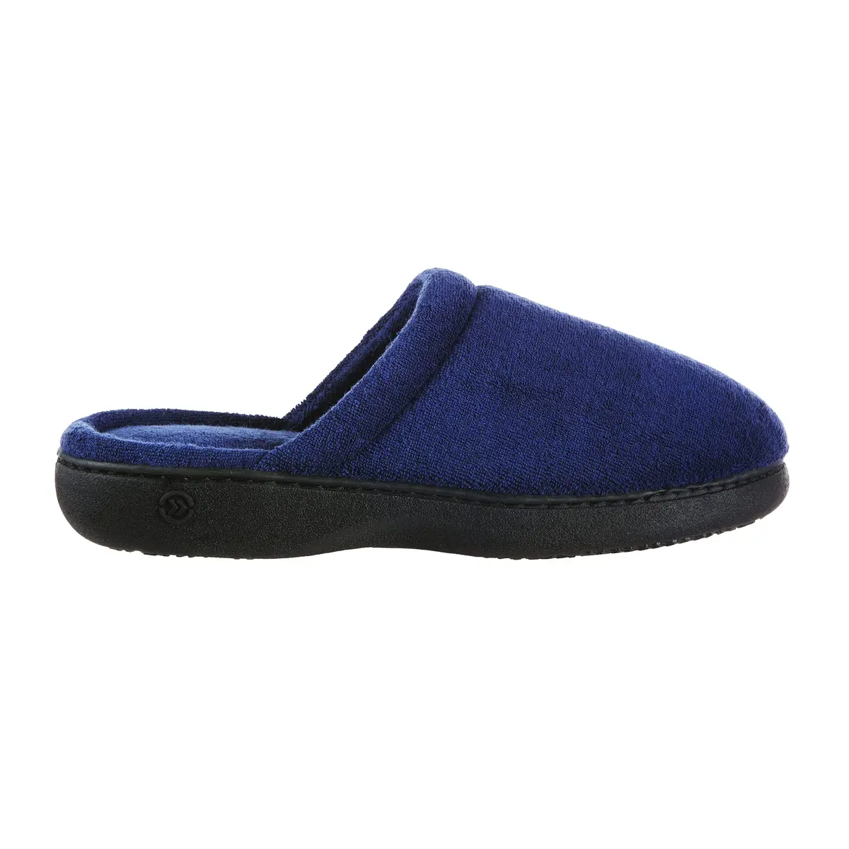 isotoner Women's Indoor/Outdoor Slip-on Secret Sole Clog Slippers Navy 6.5-7 | Memory Foam Comfort & Heal Support - view 6