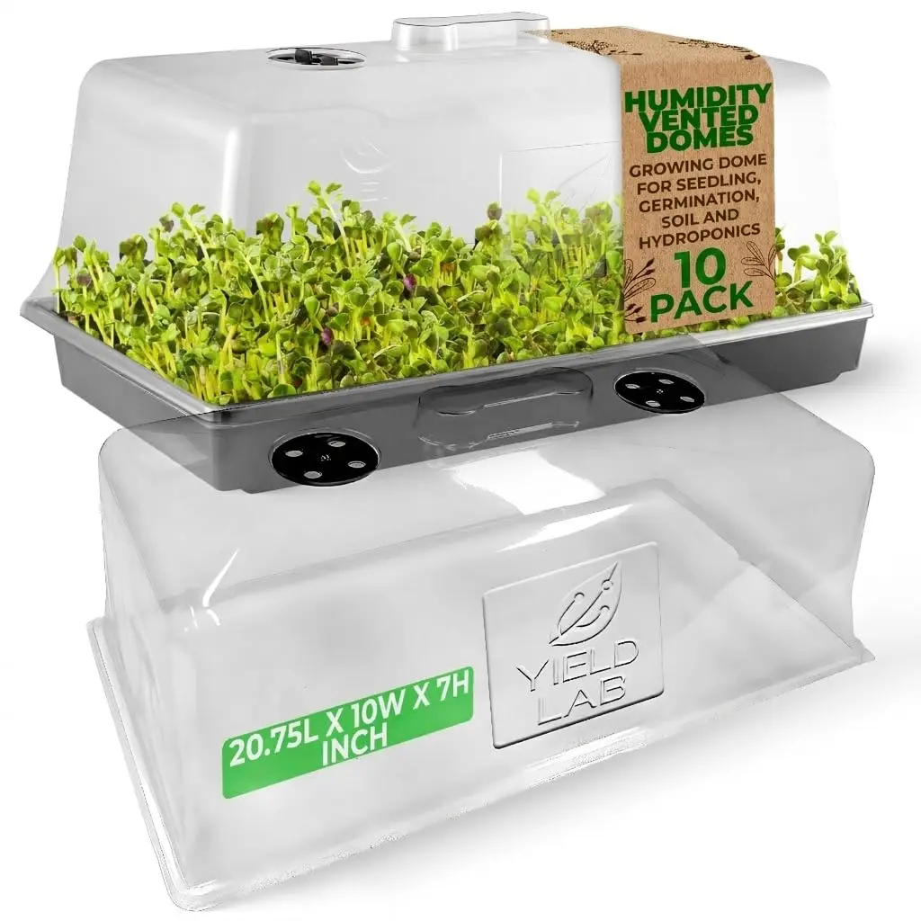 Yield Lab 7 Inch Clone Dome | Humidity Vented Propagation Dome for Plants - main product image