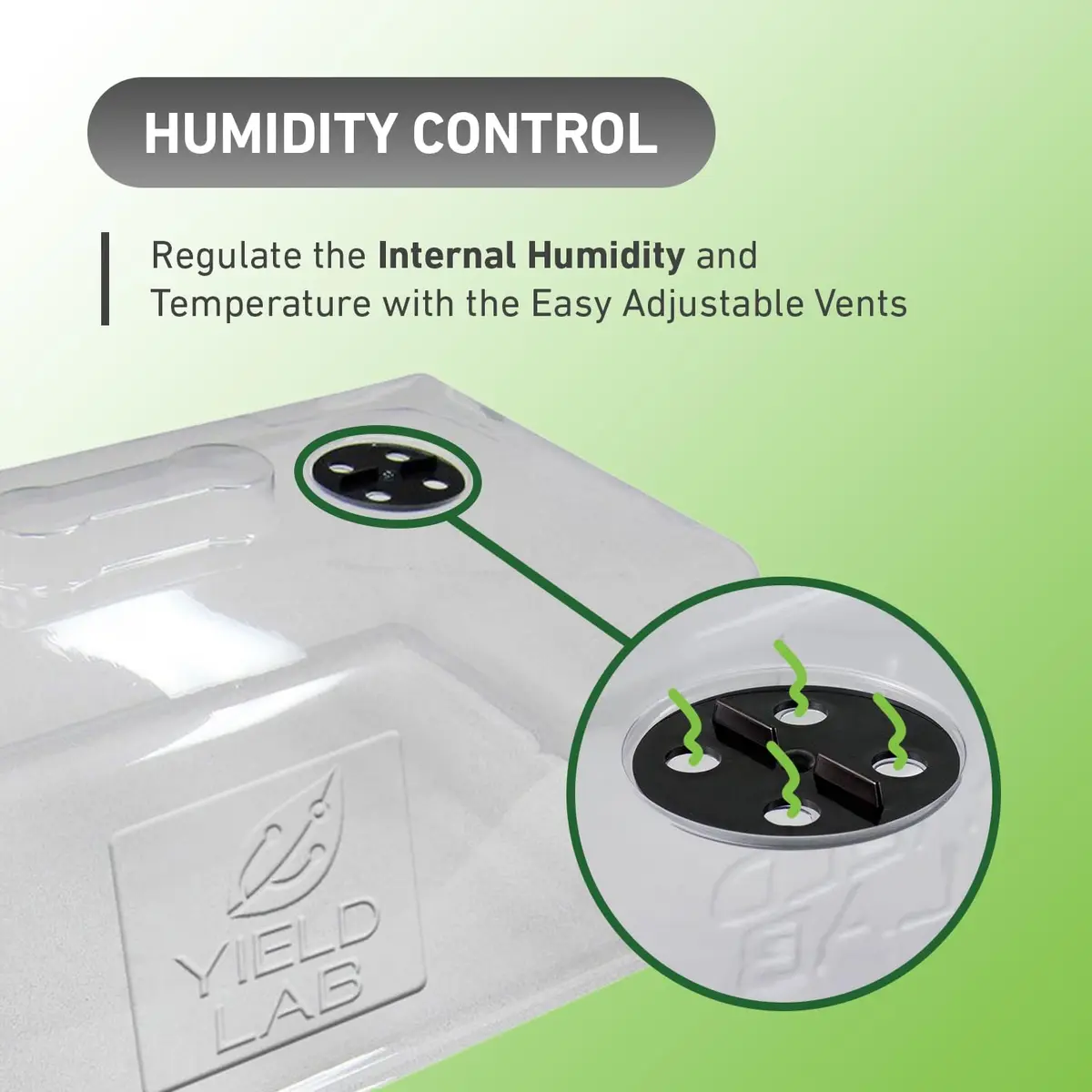 Yield Lab 7 Inch Clone Dome | Humidity Vented Propagation Dome for Plants - view 4
