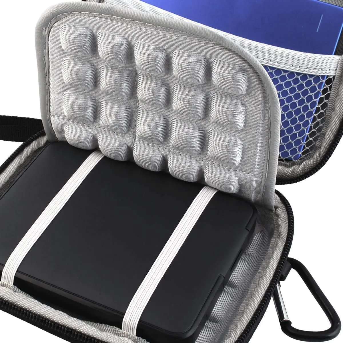 Lacdo Red Hard Drive Case for WD Elements/My Passport Portable HDD 1TB-6TB | Water Repellent & Shockproof - view 5