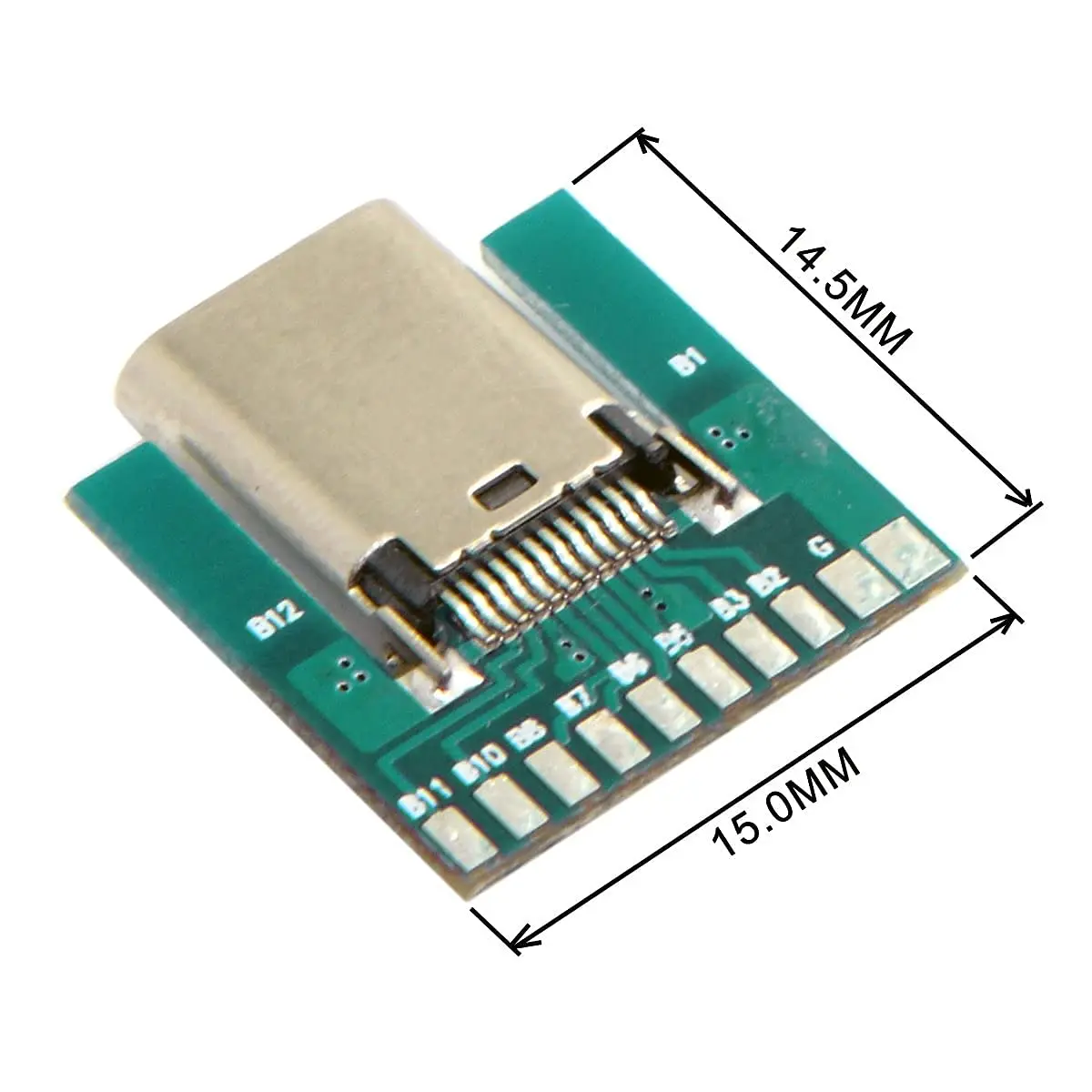 chenyang USB C DIY Connector USB 3.1 Type C 24Pin Female Socket Port | 10Gbps Data & 65W Power Support - view 6