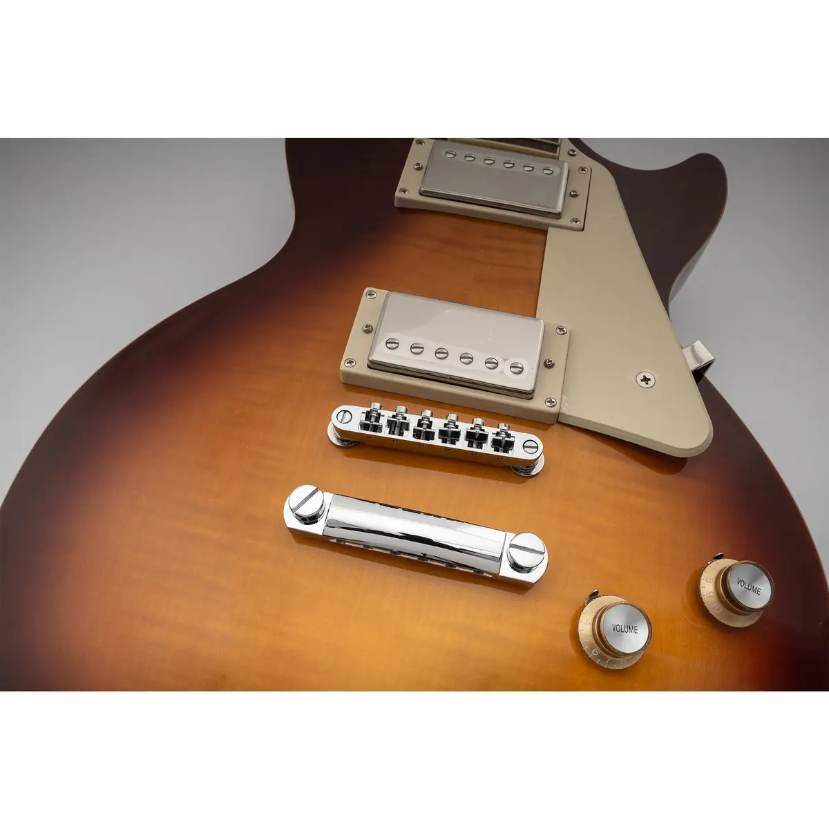 Musiclily ABR-1 Tune-o-matic Bridge & Tailpiece Set for Epiphone Les Paul/SG Style Guitars, Chrome | 52mm Bridge, 52.5mm Tailpiece - view 7
