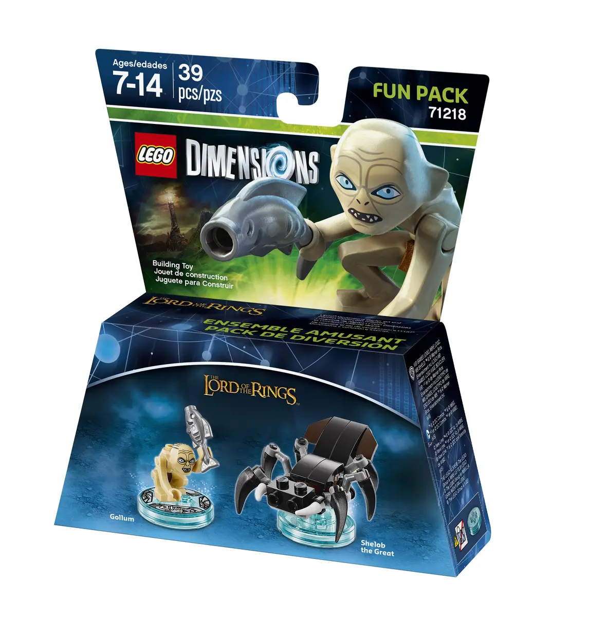 WB Lord Of The Rings Gollum Fun Pack - LEGO Dimensions | Fantasy Toy Figure 21cm - view 3
