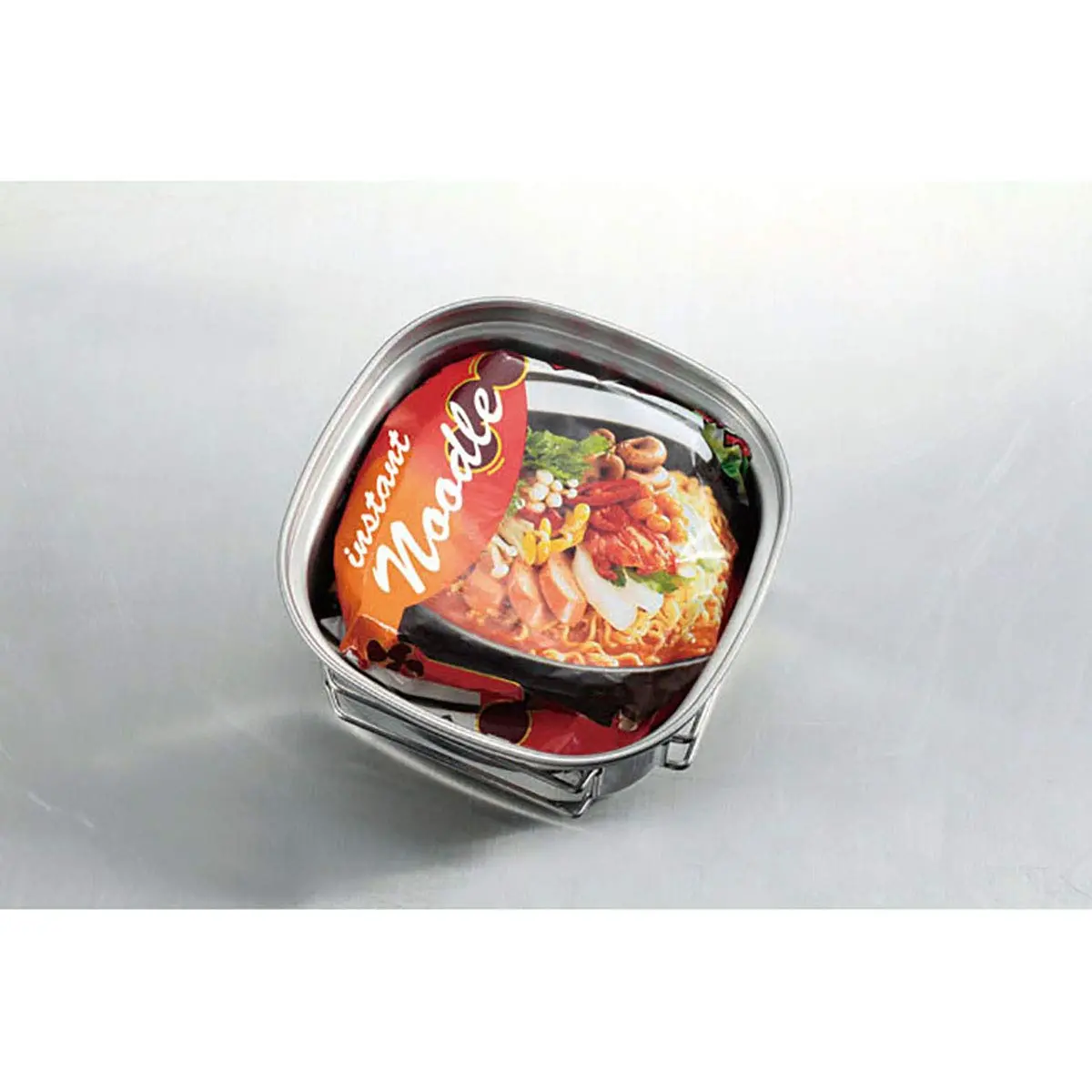 Captain Stag UH-4202 Stainless Steel Square Ramen Cooker 1.3 L | Made in Japan, Suitable for 1-2 People - view 4