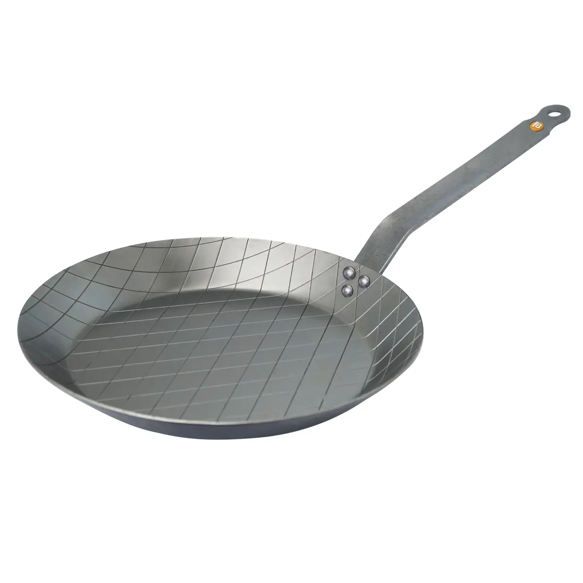de Buyer Mineral B Carbon Steel Steak Pan - 11” Diameter | Naturally Non-Stick French Cookware - main product image