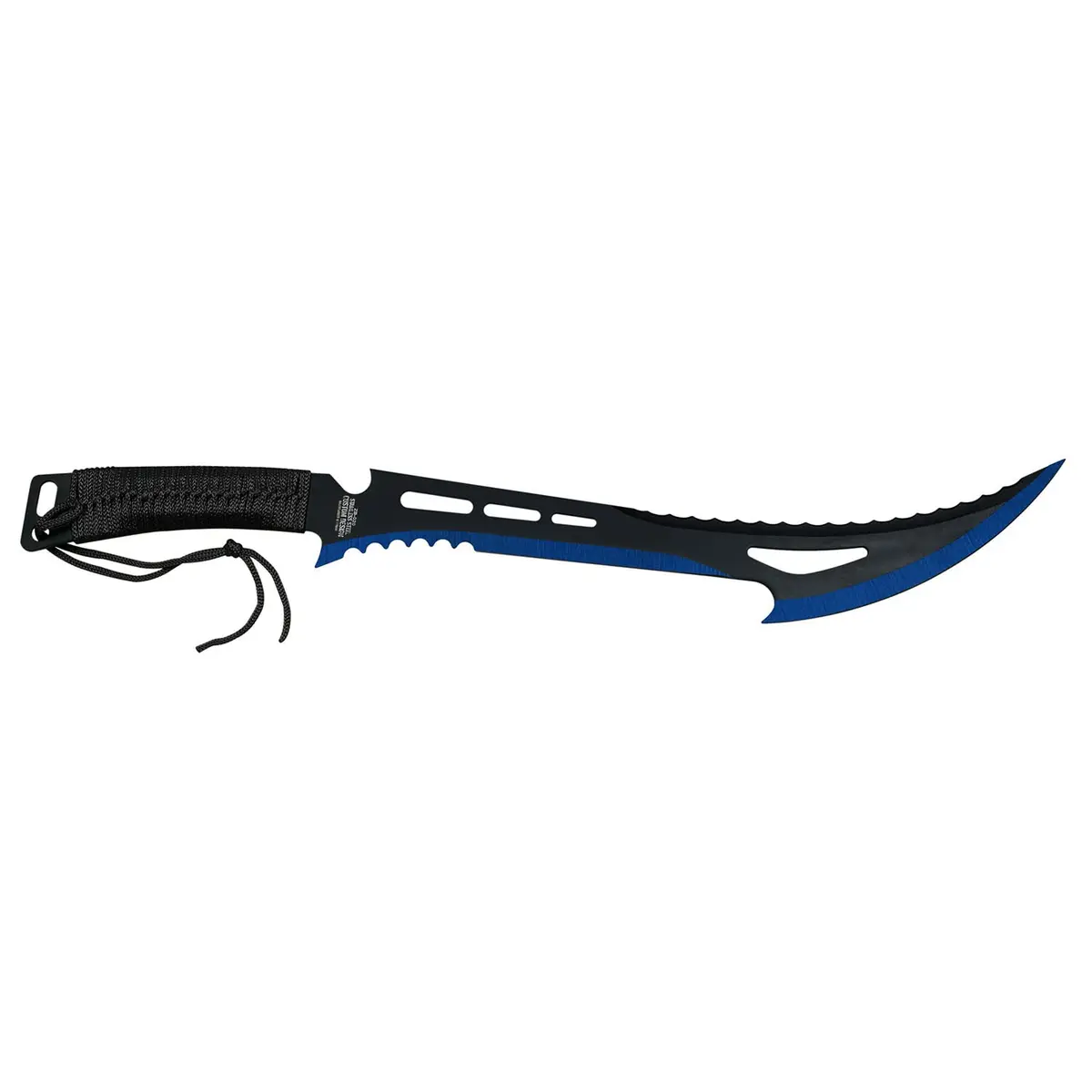 Z-Hunter ZB-020BL Fantasy Machete 23.75-Inch | Blue & Black Fixed Blade for Outdoor & Zombie Prep - view 2