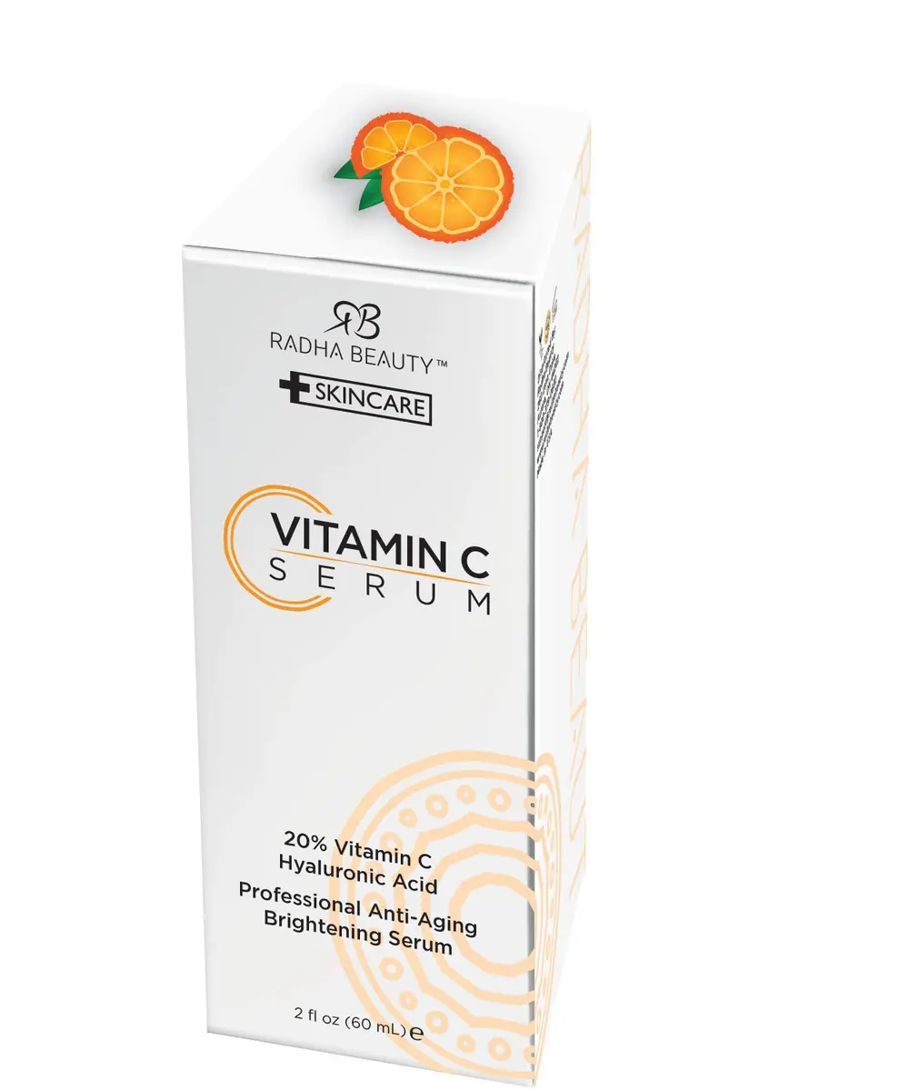 Radha Beauty Vitamin C Serum 2oz | Brightening & Anti-Aging for All Skin Types - view 6