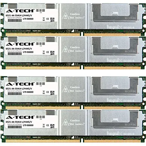 A-Tech 16GB KIT (4 x 4GB) DDR2 ECC Fully Buffered PC2-5300F 667MHz Server RAM for HP-Compaq Workstation Series - view 2