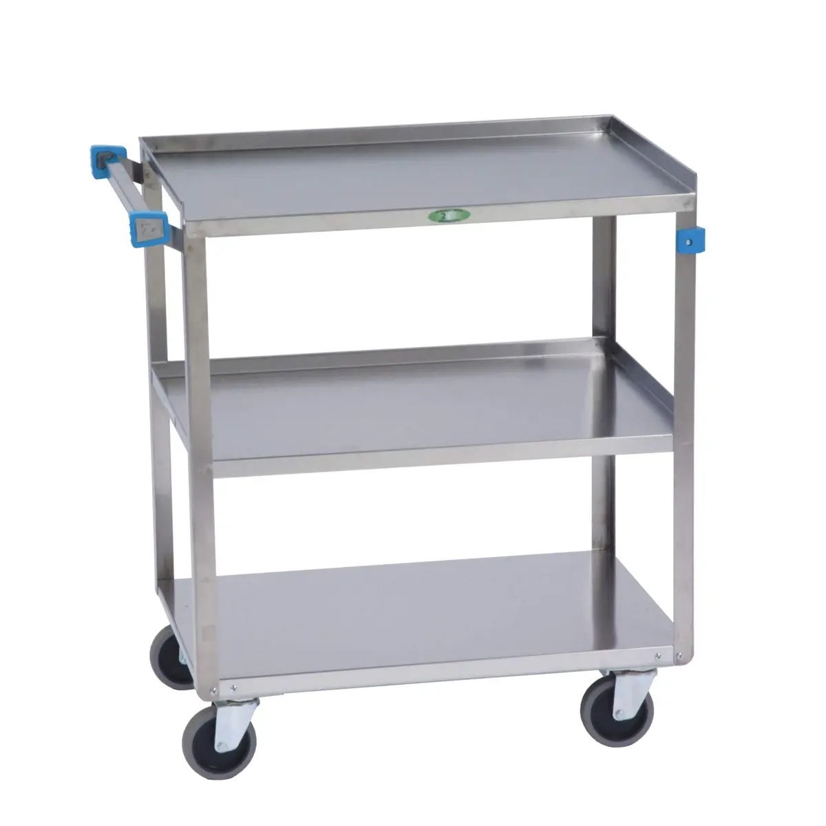 Lakeside 422 Stainless Steel Utility Cart 3 Shelves 500 lb Capacity Fully Assembled - main product image