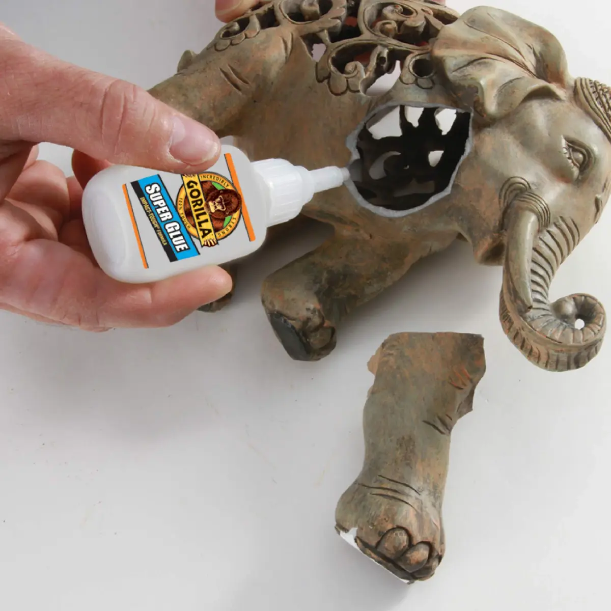 Gorilla Super Glue Clear Bonding Adhesive 15g (0.51 Fl Oz) | Impact-Tough Formula for Fast Repairs - view 4