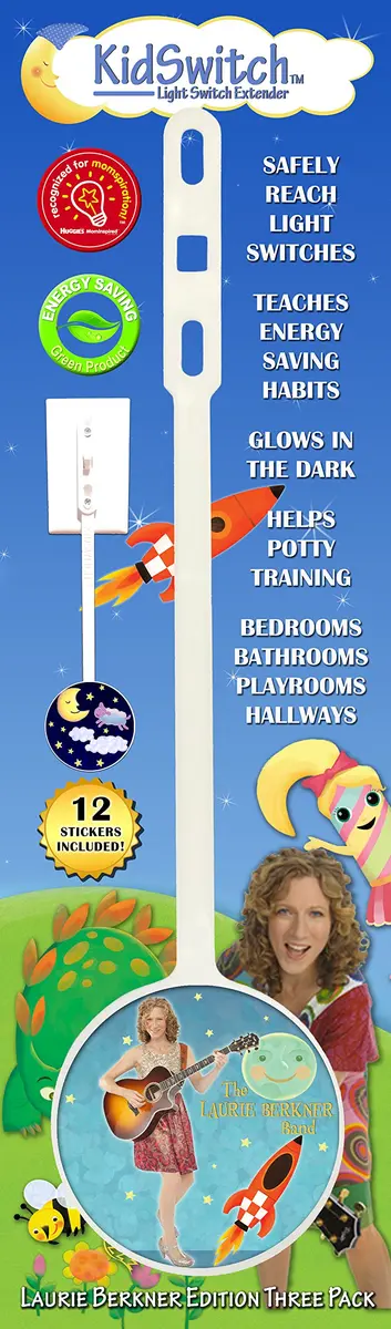 Kidswitch Laurie Berkner Lightswitch Extension | Toddler Safety & Energy Saving (70-120 chars) - view 5