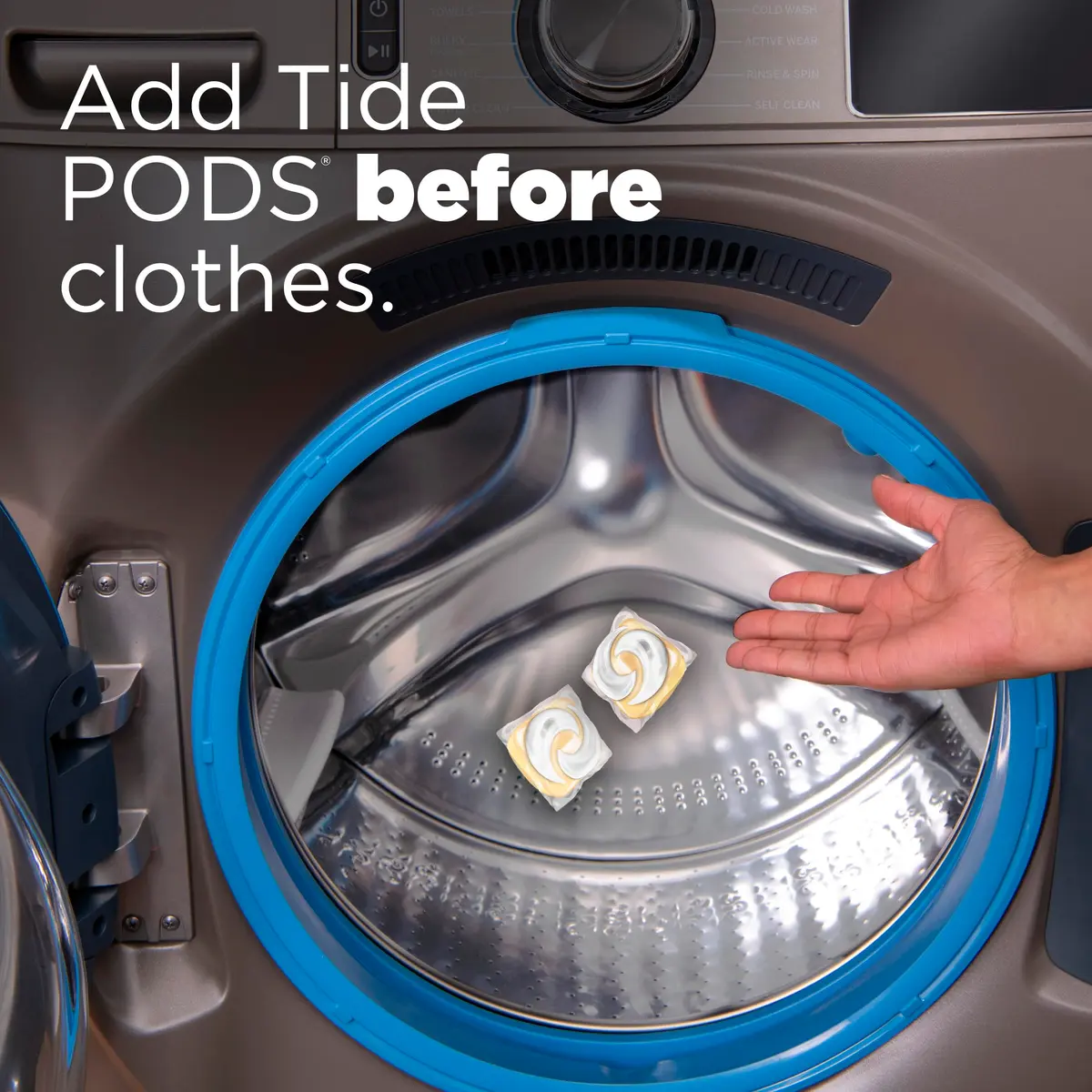 Tide PODS Free & Gentle Laundry Detergent Pacs, 81 Count (1.9kg / 4.25lb) | Hypoallergenic & Dye-Free Formula - view 9