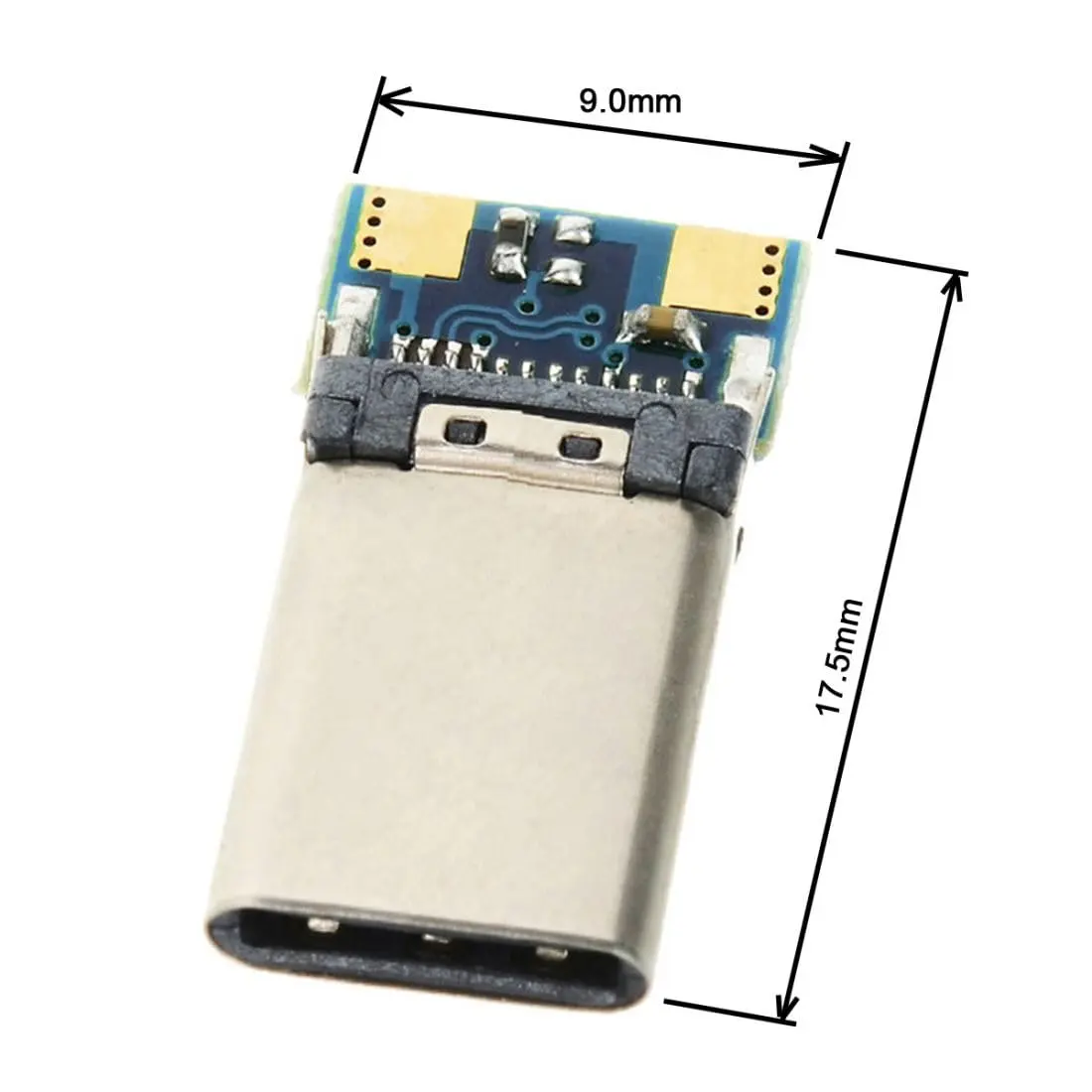 chenyang USB C DIY Connector USB 3.1 Type C 24Pin Male & Female Plug & Socket | Solder Adapter with PCB Board - view 4