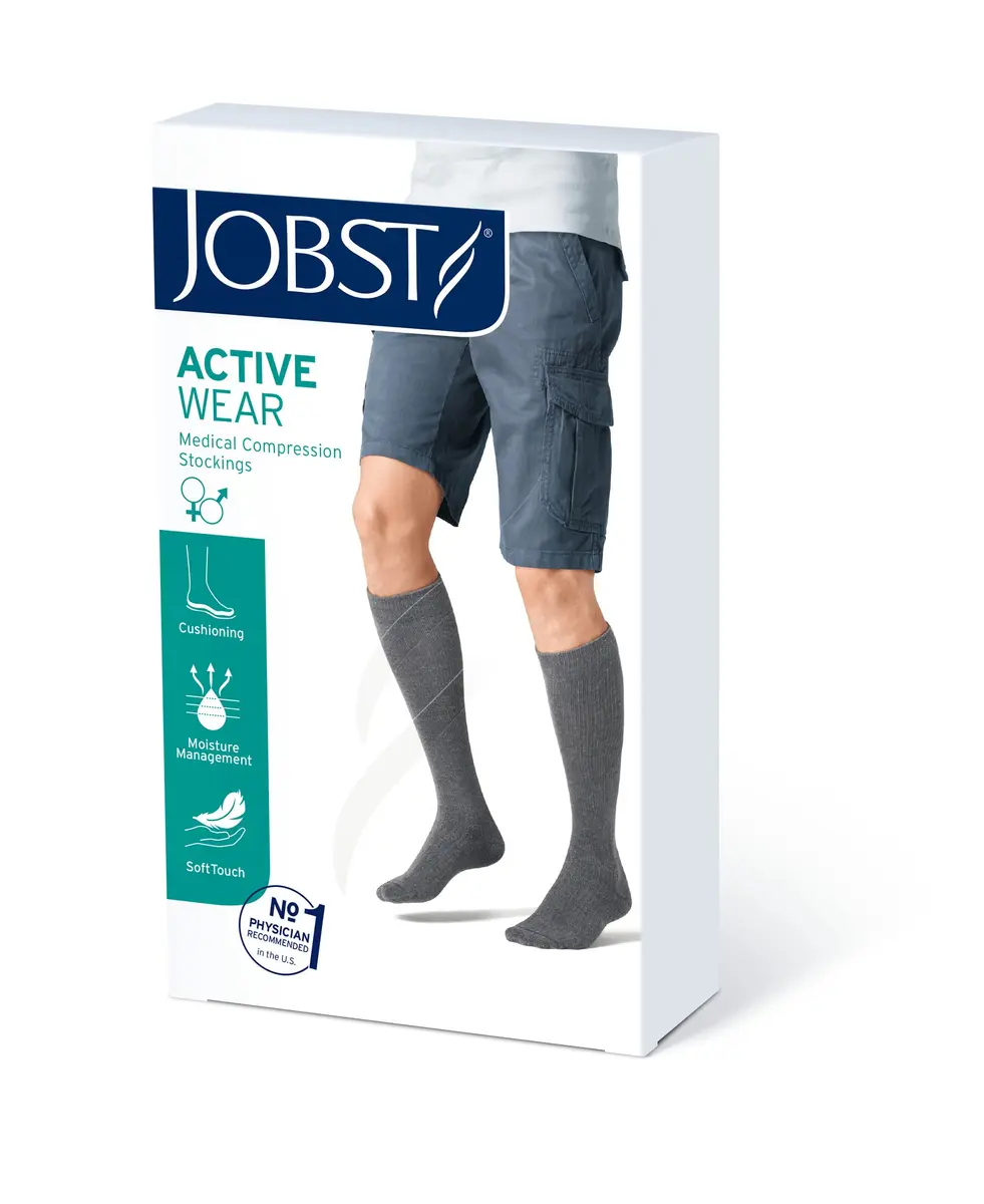 JOBST Activewear 20-30 mmHg Knee High Compression Socks Small | Support for Active Lifestyle - view 5