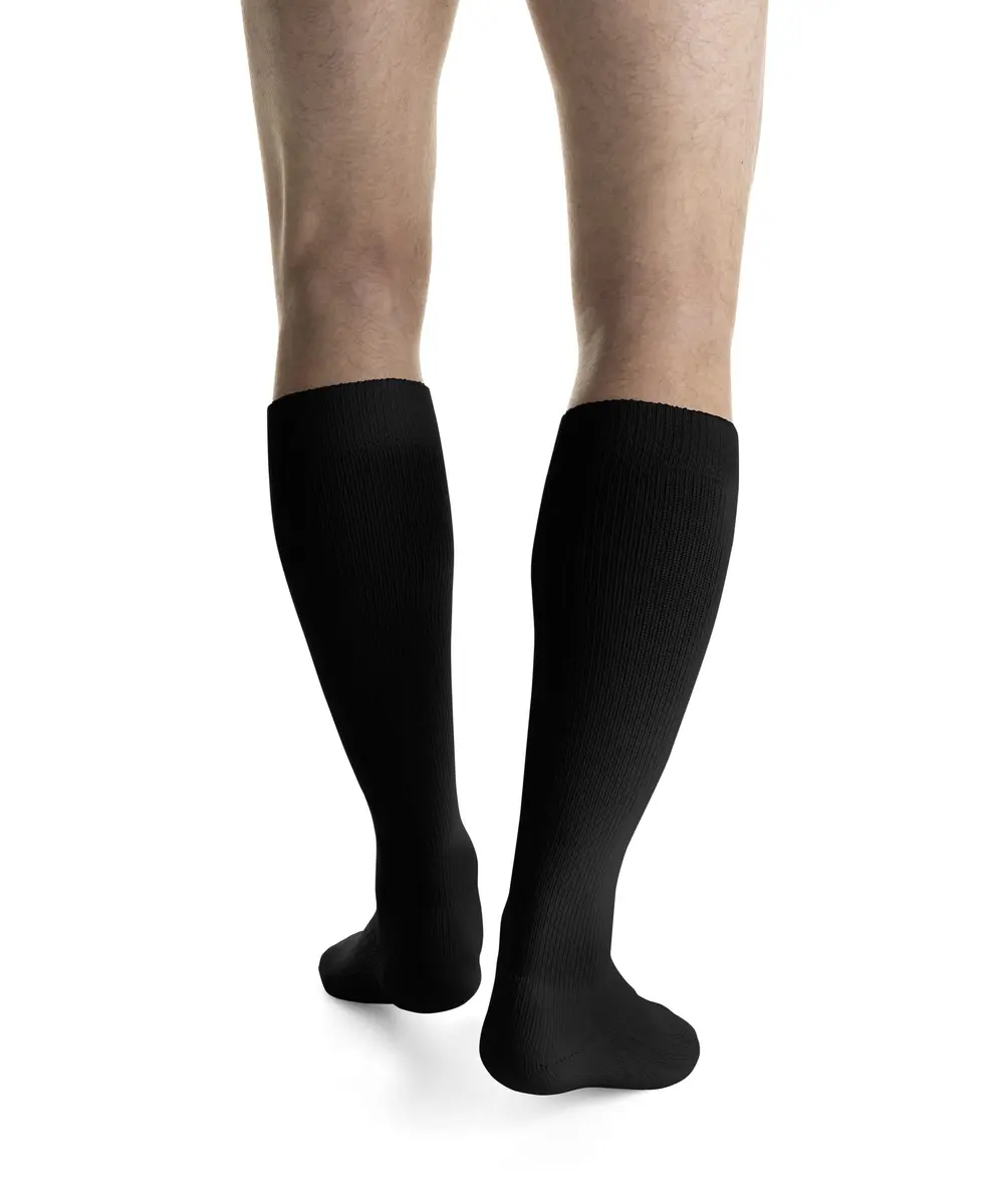 JOBST Activewear 20-30 mmHg Knee High Compression Socks Large Full Calf Cool Black | Moisture-Wicking, Soft & Supportive - view 2