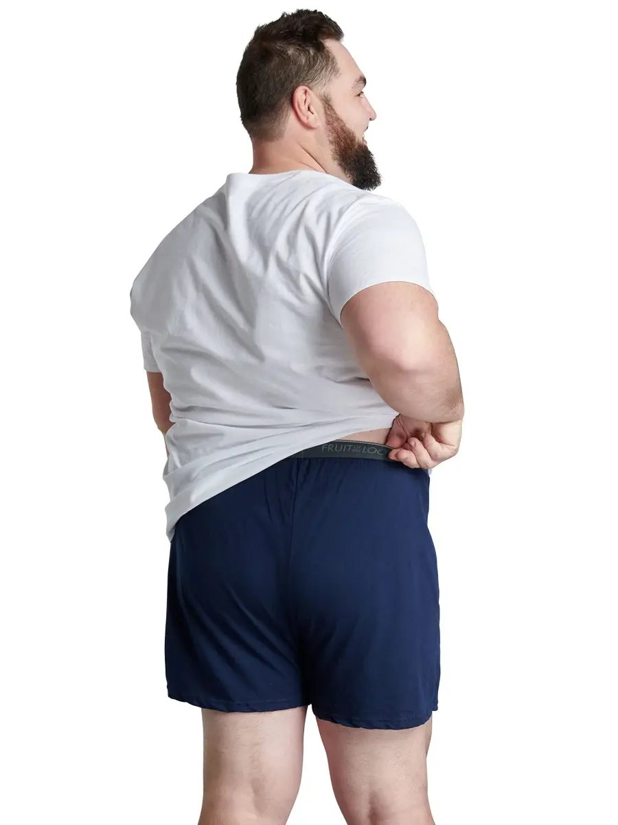 Fruit of the Loom Big Man Knit Boxer Shorts XX-Large (XXL) | Relaxed Fit, Tag-Free Comfort - view 3